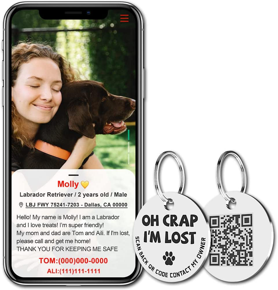 Pet QR ID Tags