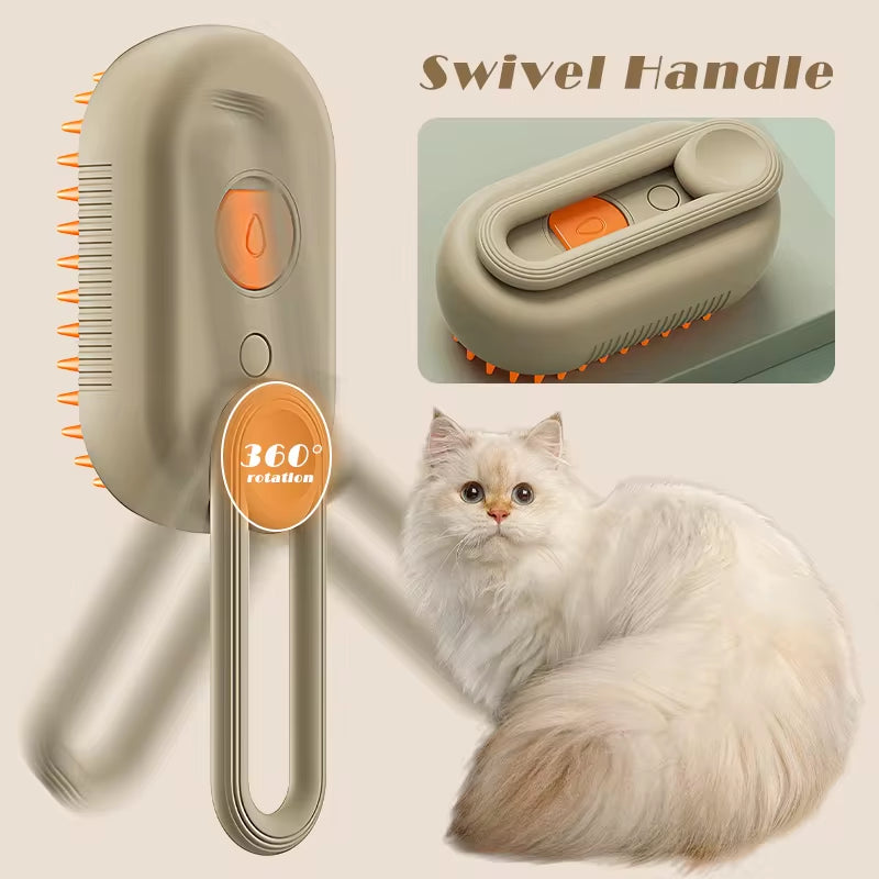 3-in-1 Pet Steam Brush